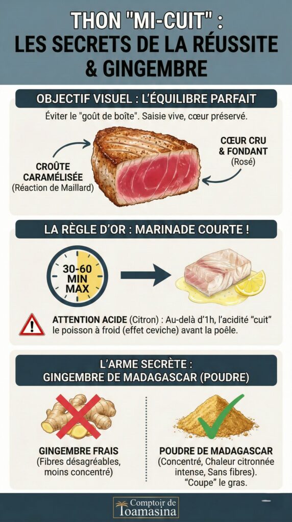 Comment faire un steak de thon Mi-Cuit (2)