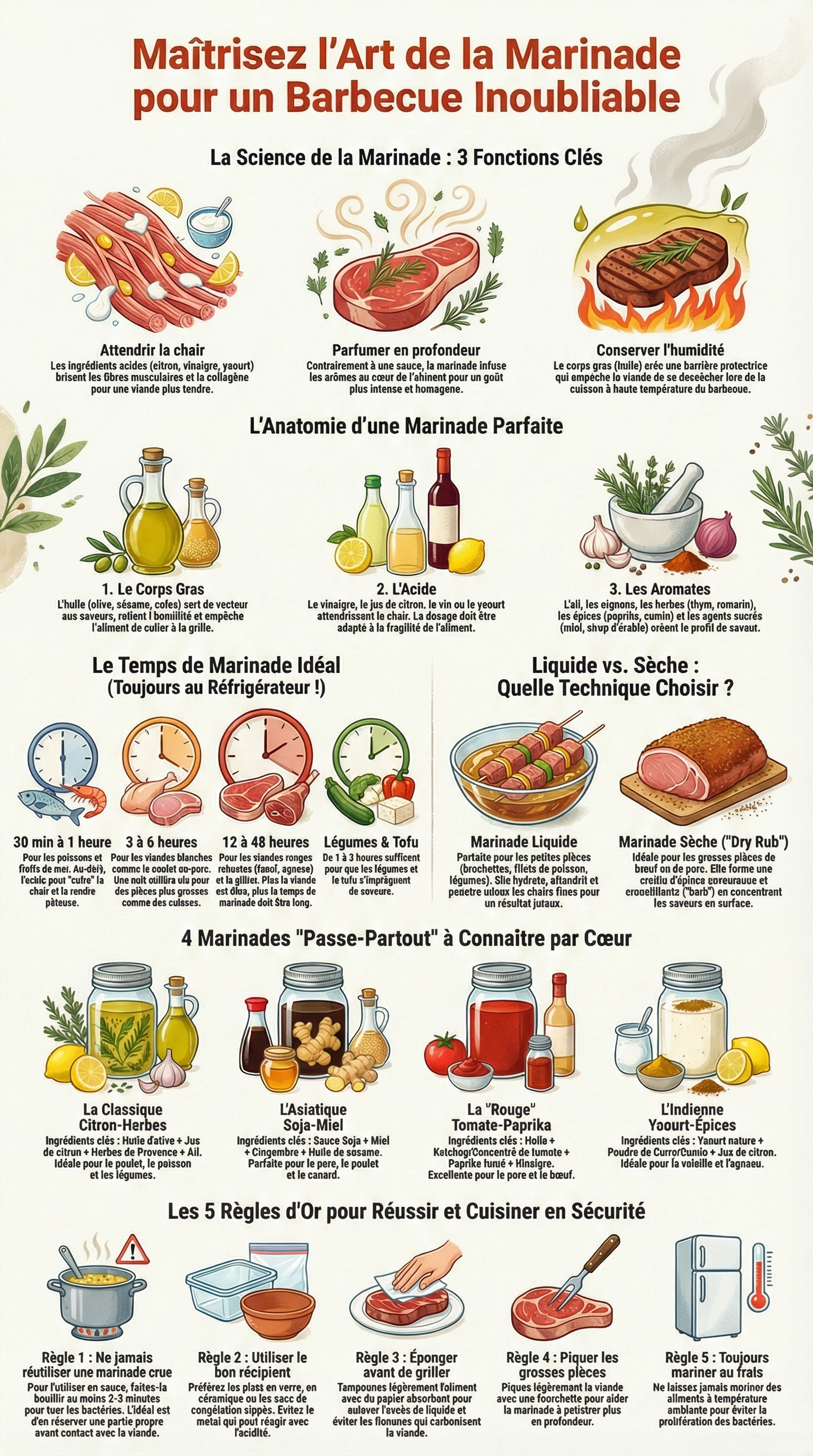 Comment faire une bonne marinade