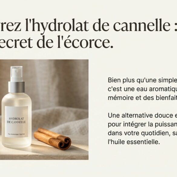 Hydrolat de cannelle bienfaits et utilisations en cosmétique et santé naturelles