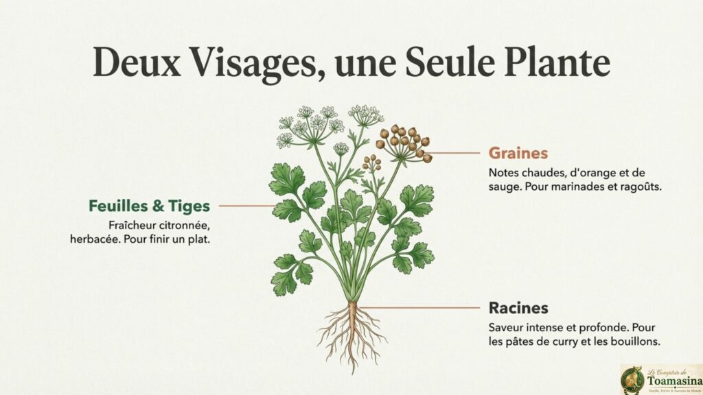 La coriandre est une plante aromatique aux multiples facettes comment l'utiliser