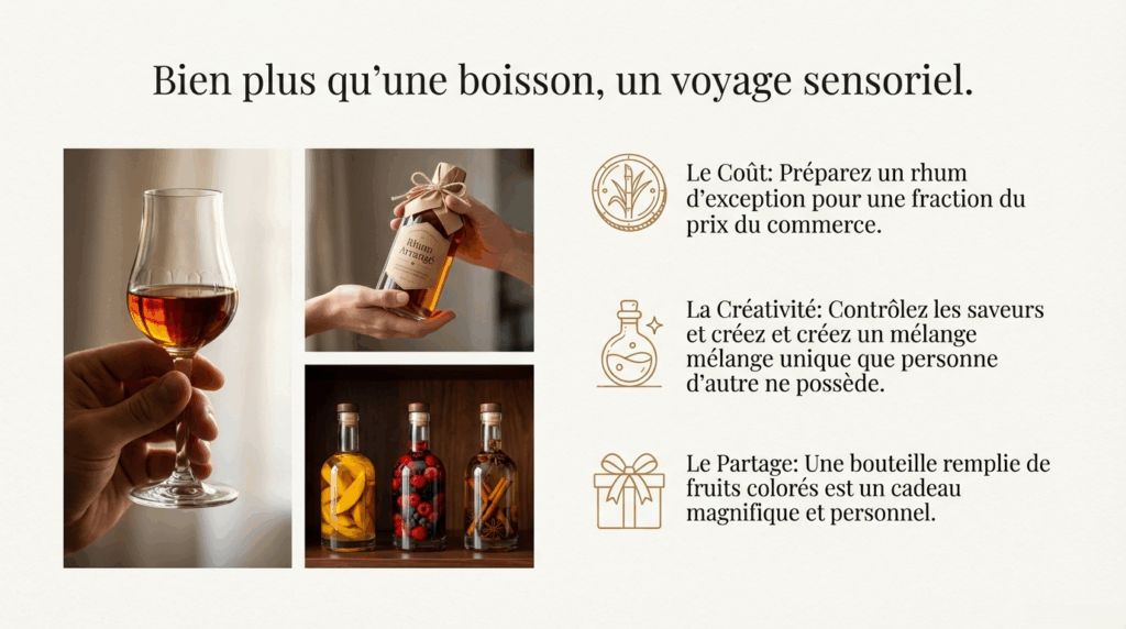 Le monde du rhum arrangé