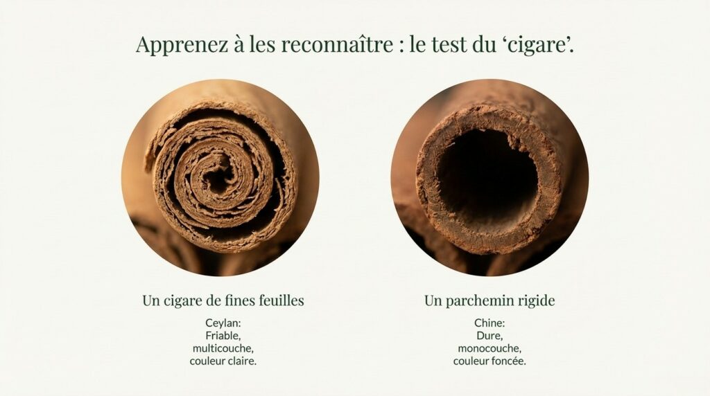 Les différentes cannelles