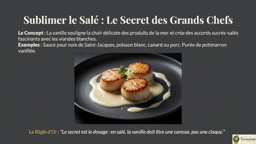 Peut-on utiliser la vanille dans les plats salés