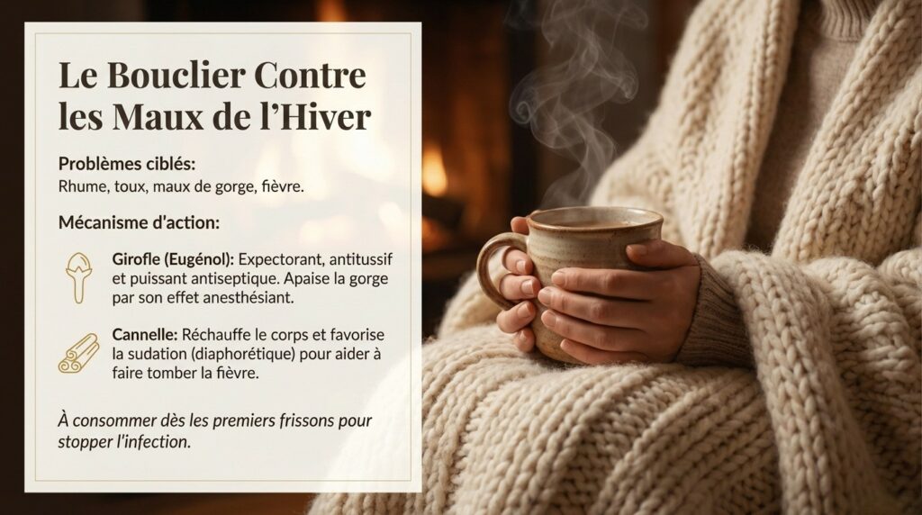 Pourquoi le clou de girofle en infusion est-il idéal pour soulager les symptômes du rhume 
