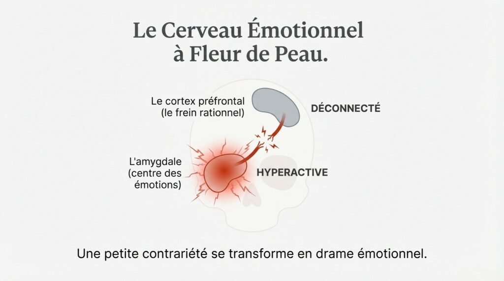 Pourquoi le manque de sommeil affecte-t-il la régulation émotionnelle via l'amygdale