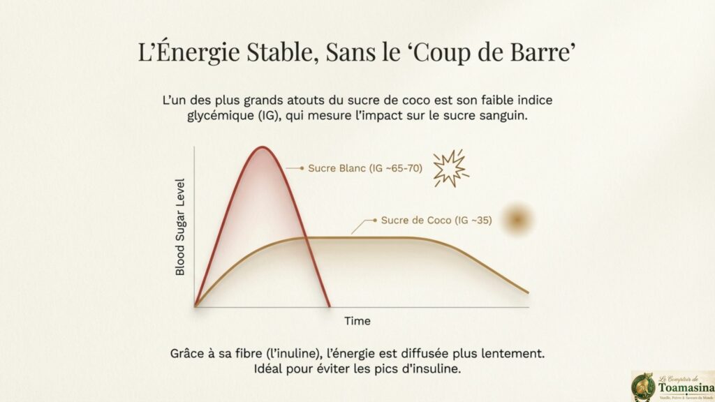 Pourquoi le sucre de coco est-il une alternative à IG bas intéressante