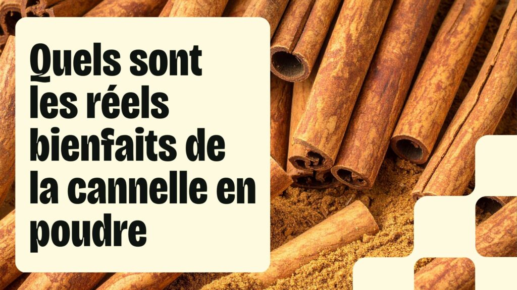 Quels sont les réels bienfaits de la cannelle en poudre