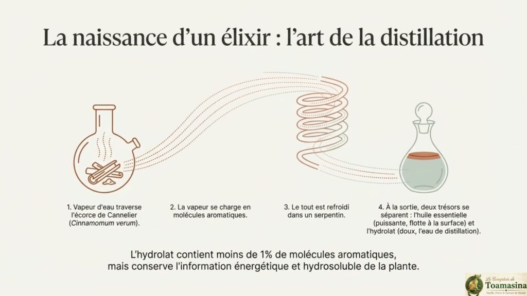 Qu'est-ce qu'un hydrolat de cannelle et comment est-il obtenu