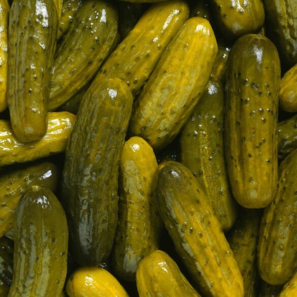 Tarte sucrée aux cornichons