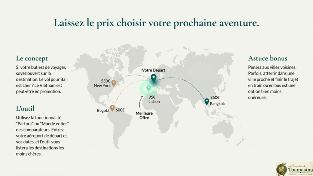 Voyager en fonction des prix