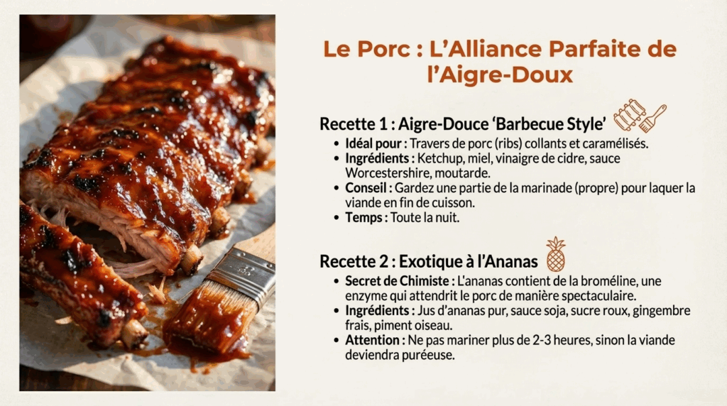 porc et marinade