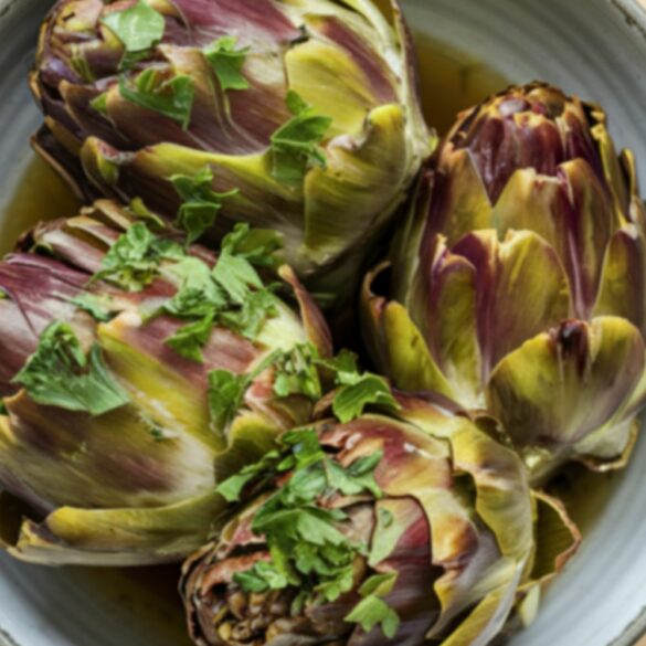 Artichauts Braisés à l'Italienne ou Barigoule