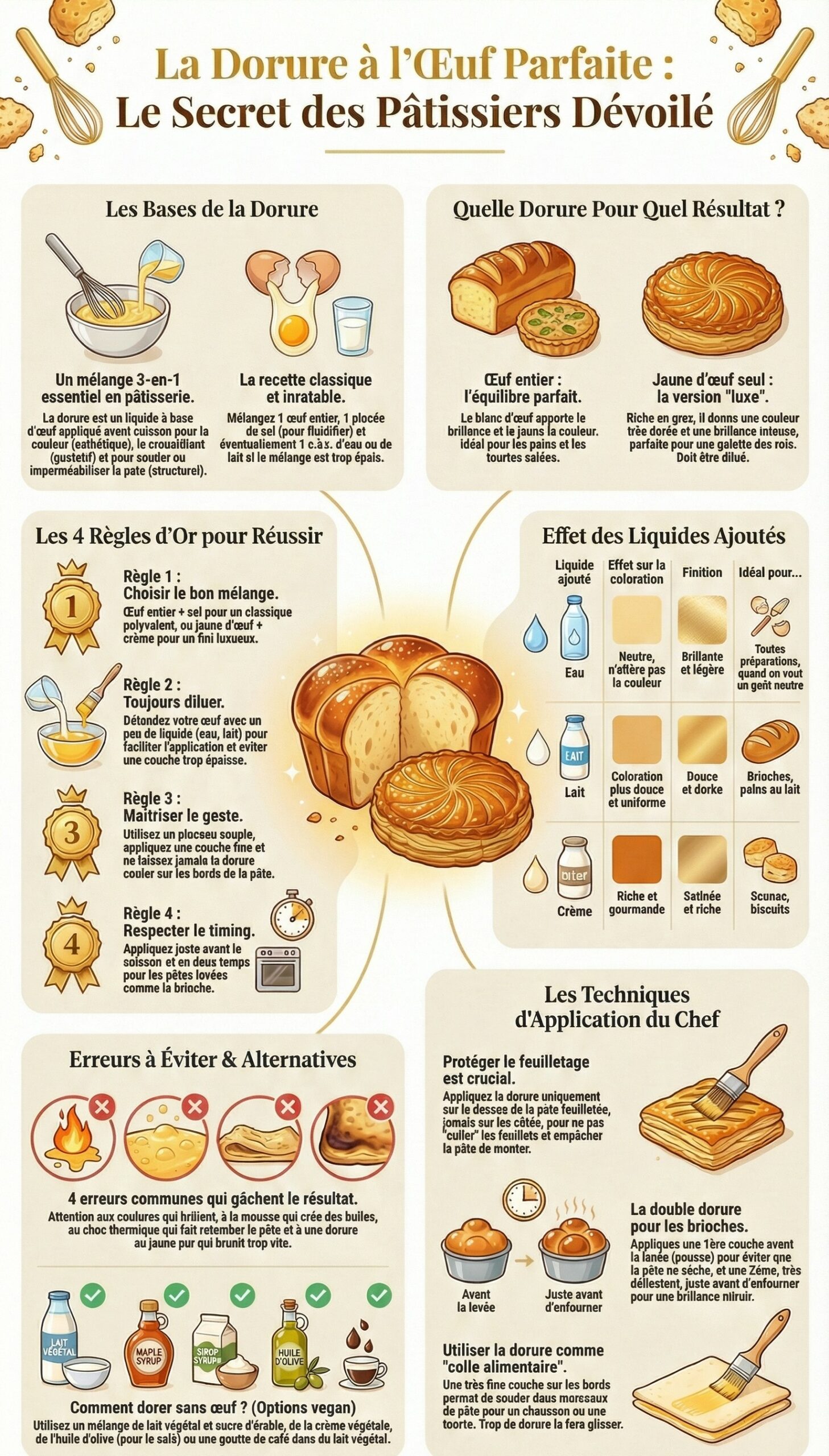 Comment Faire une Dorure à l'Œuf Parfaite facile et simple