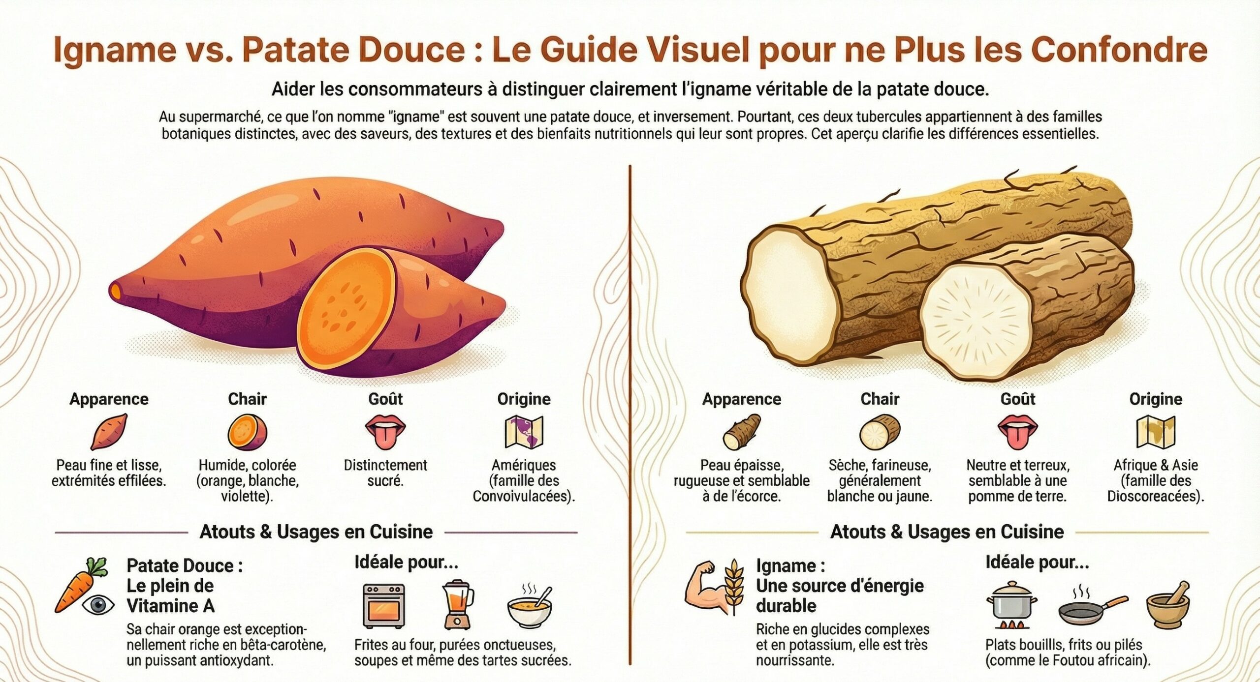Comment cuisiner les patates douces 4 idées gourmandes