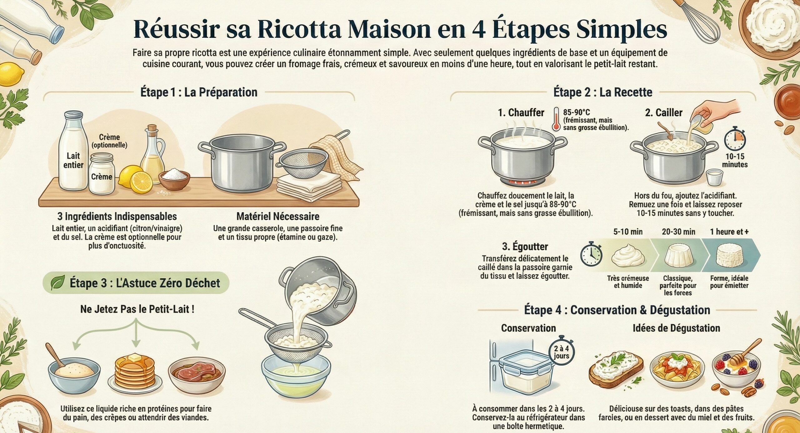 Comment faire de la ricotta maison (2)