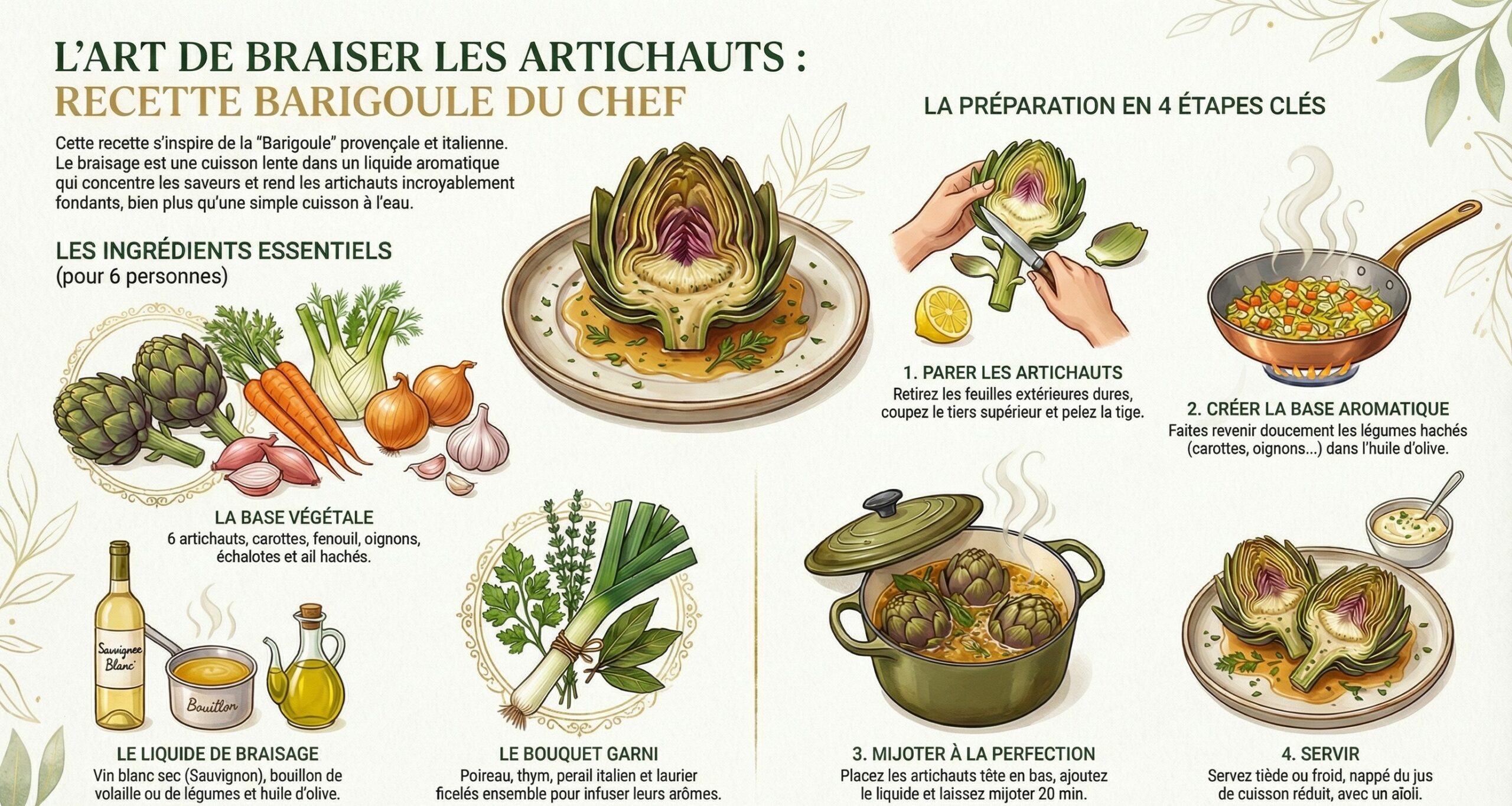 Comment parer les artichauts La Technique Pro