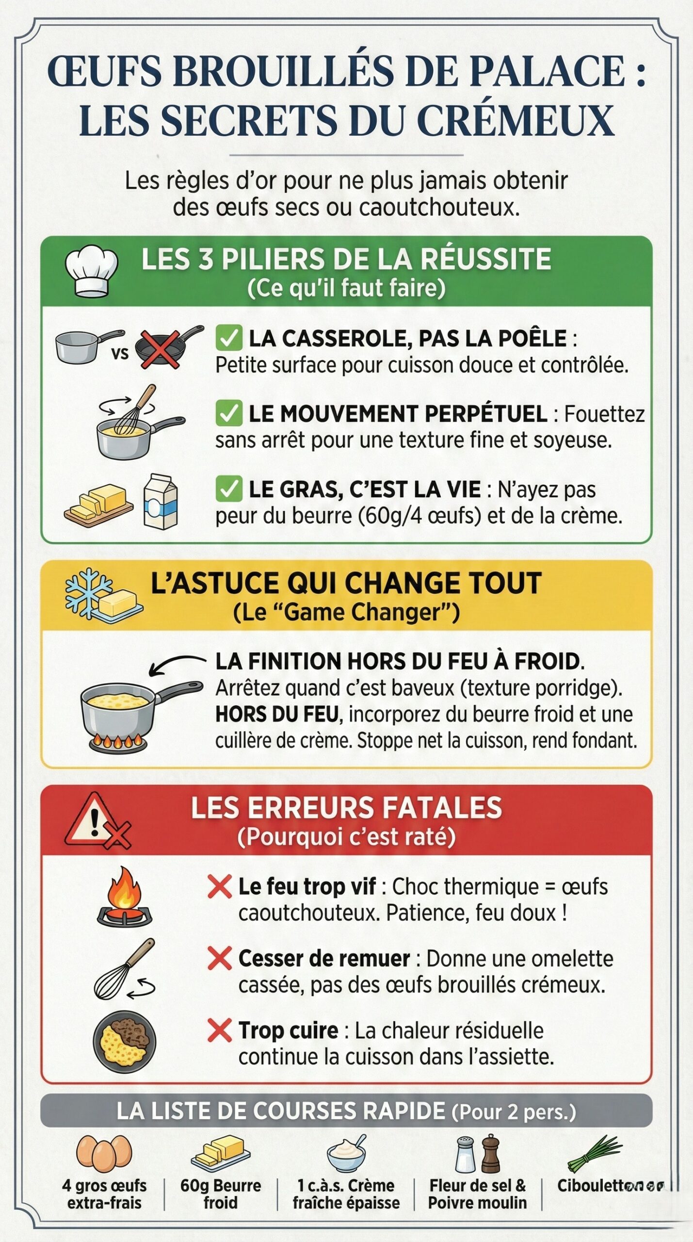 La Meilleure Recette d'Œufs Brouillés Crémeux
