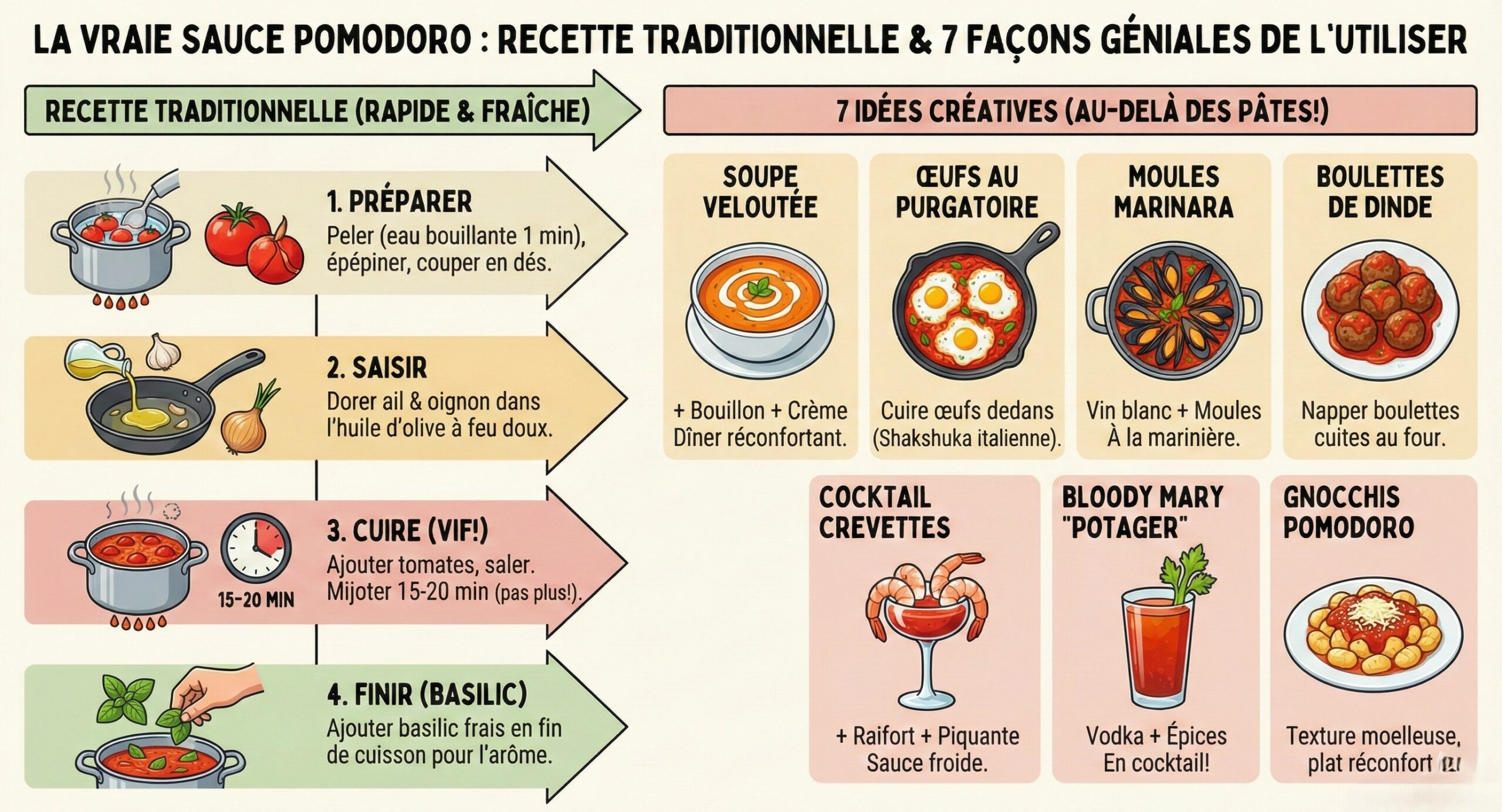 La Recette Traditionnelle de la Sauce Pomodoro