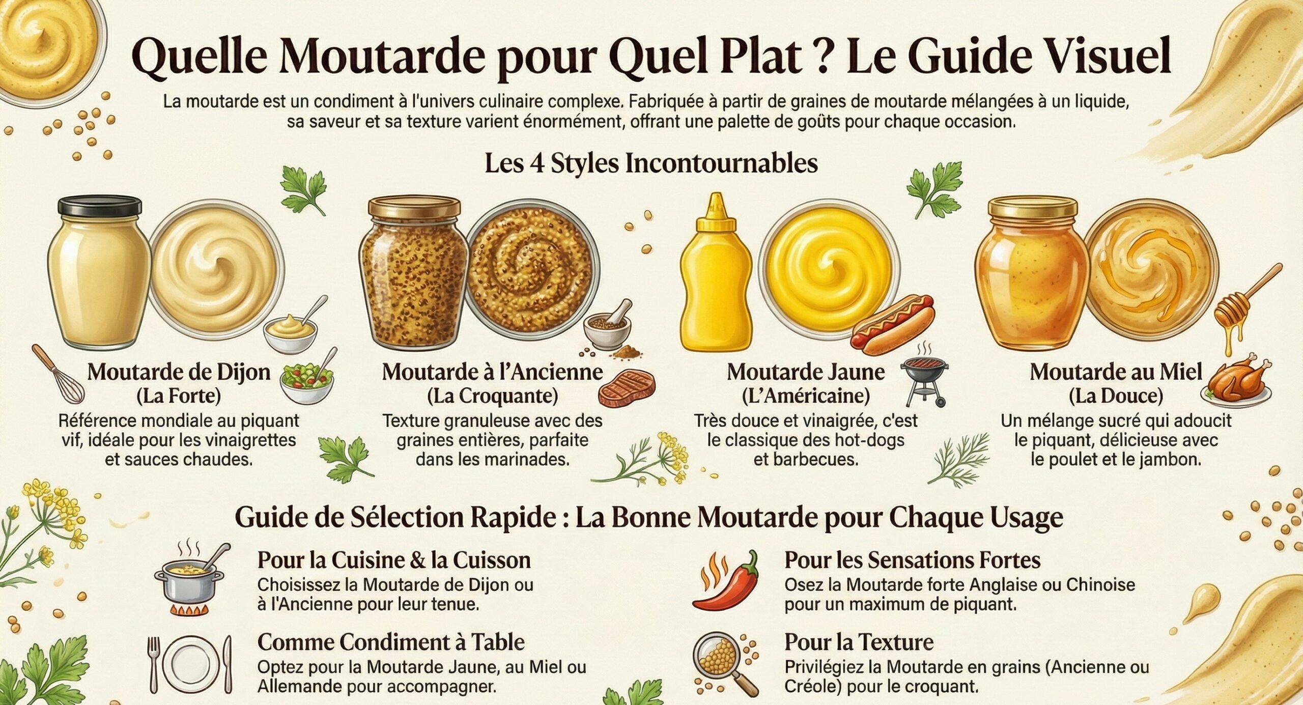 Le Guide Ultime de la Moutarde