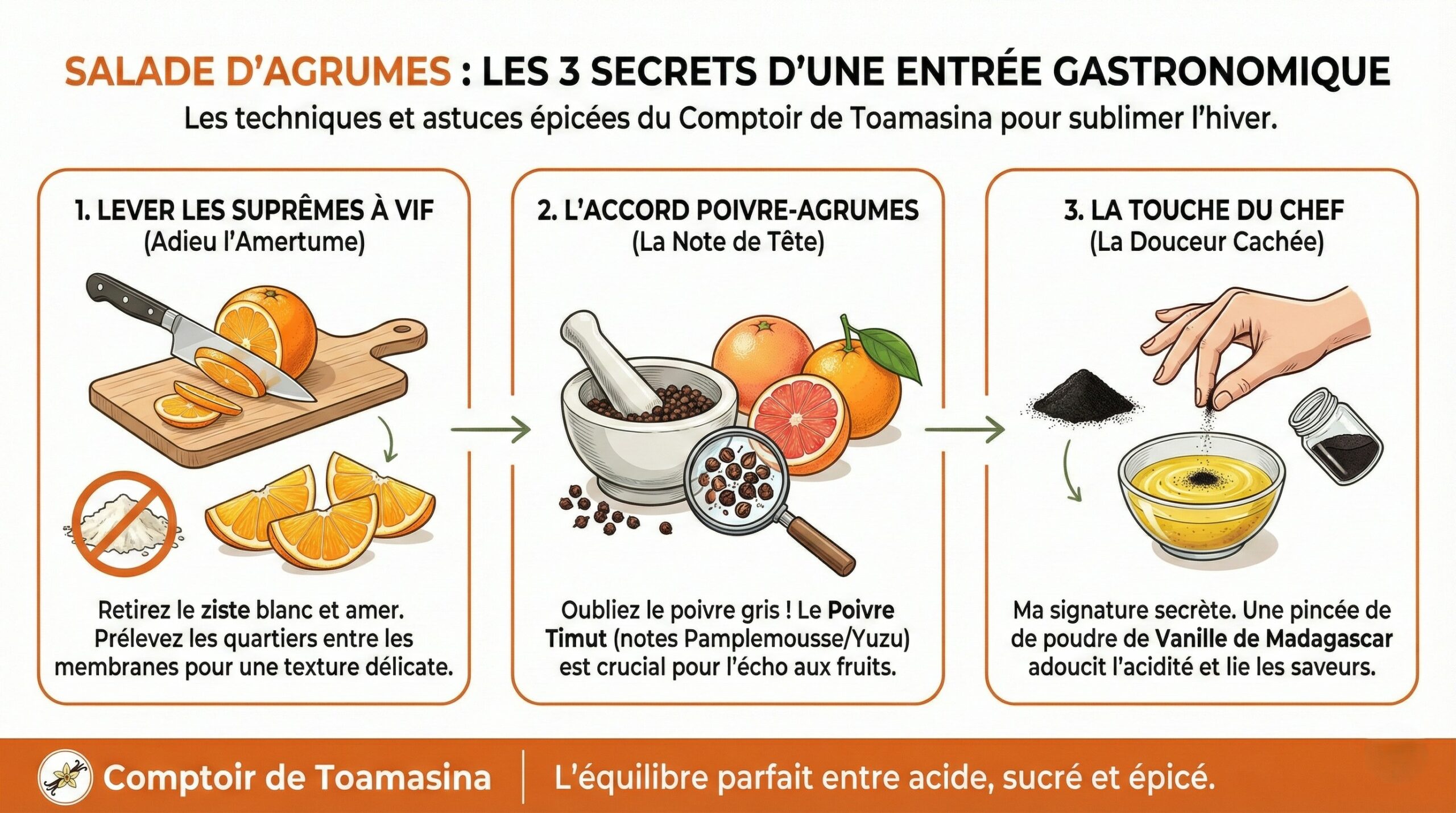 Les 3 secrets pour faire une salade gourmande