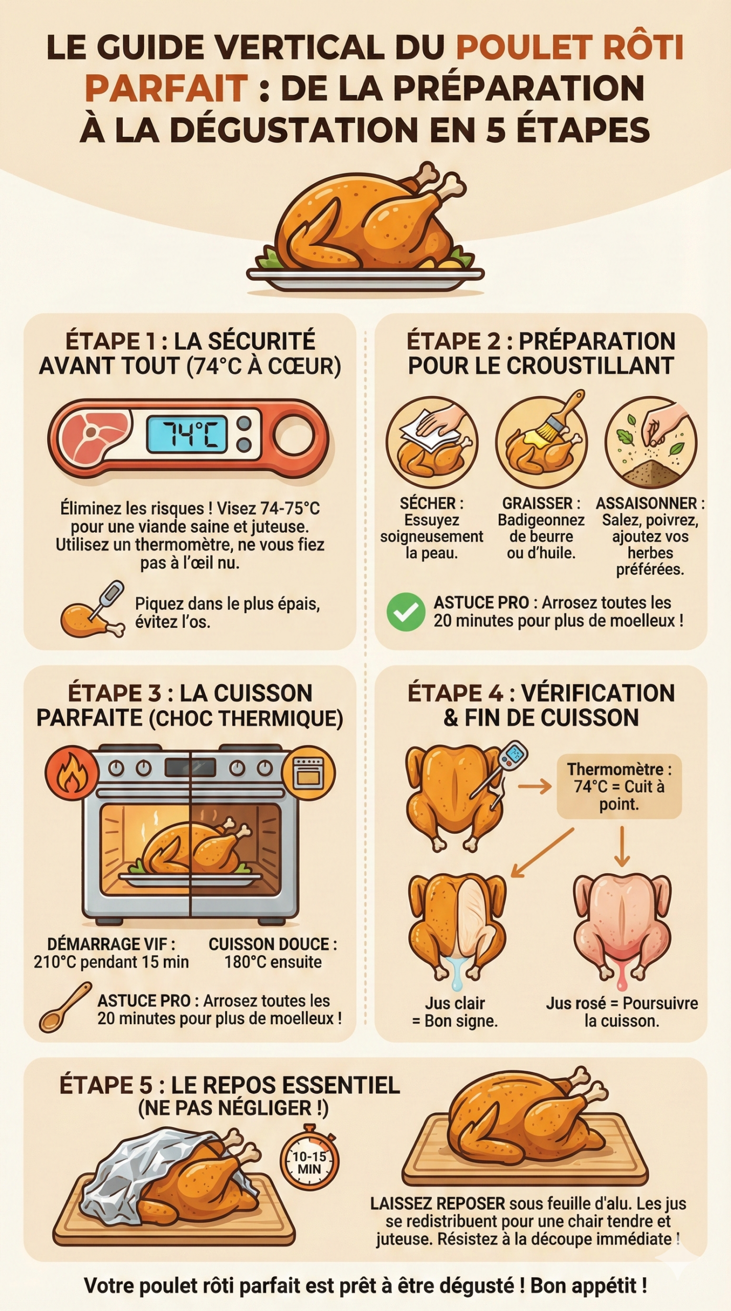 Les temps de cuisson Comment s'y retrouver selon le morceau