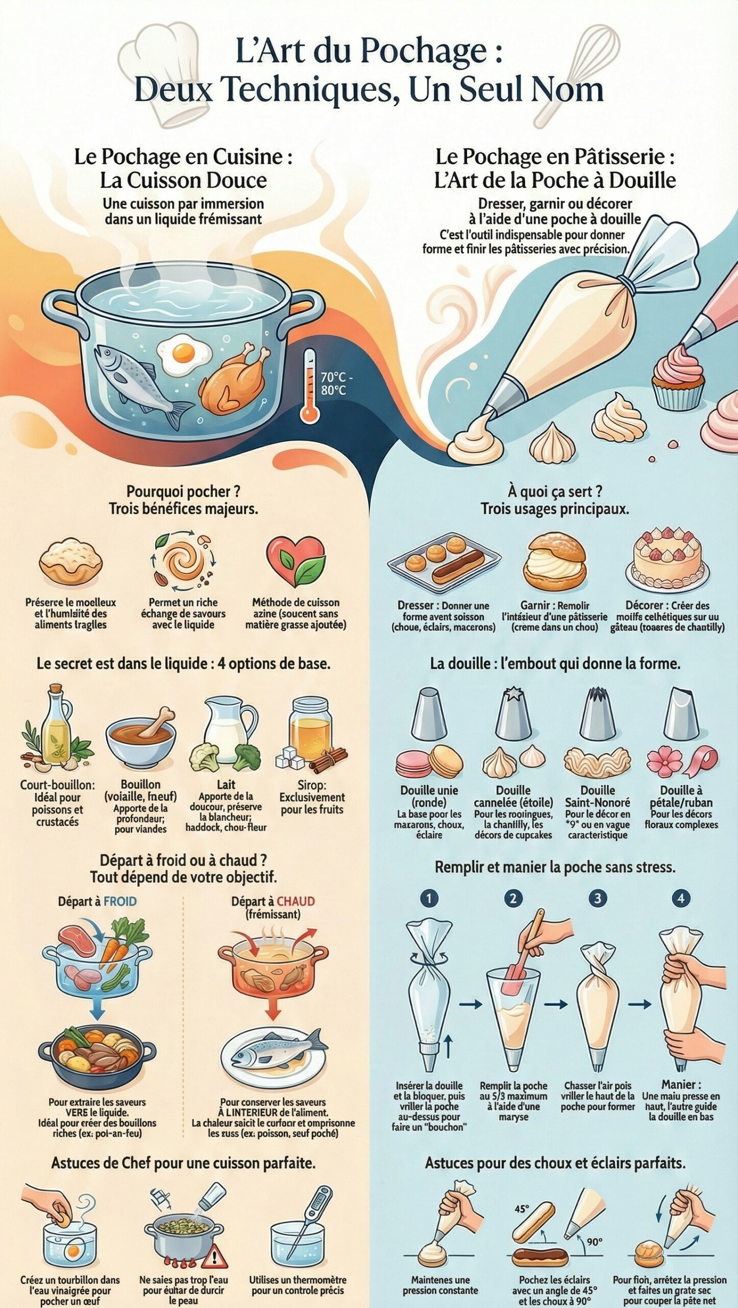 Pochage: Comment Pocher et Techniques de Pochage en Cuisine