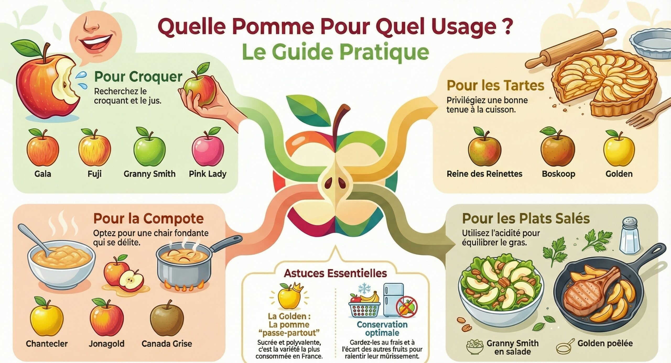 Quelle pomme pour quel usage
