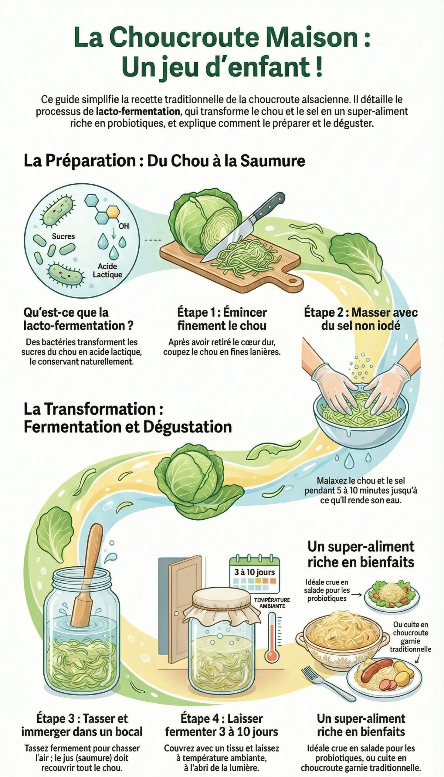 Qu'est-ce que la choucroute et pourquoi se lancer dans la fermentation