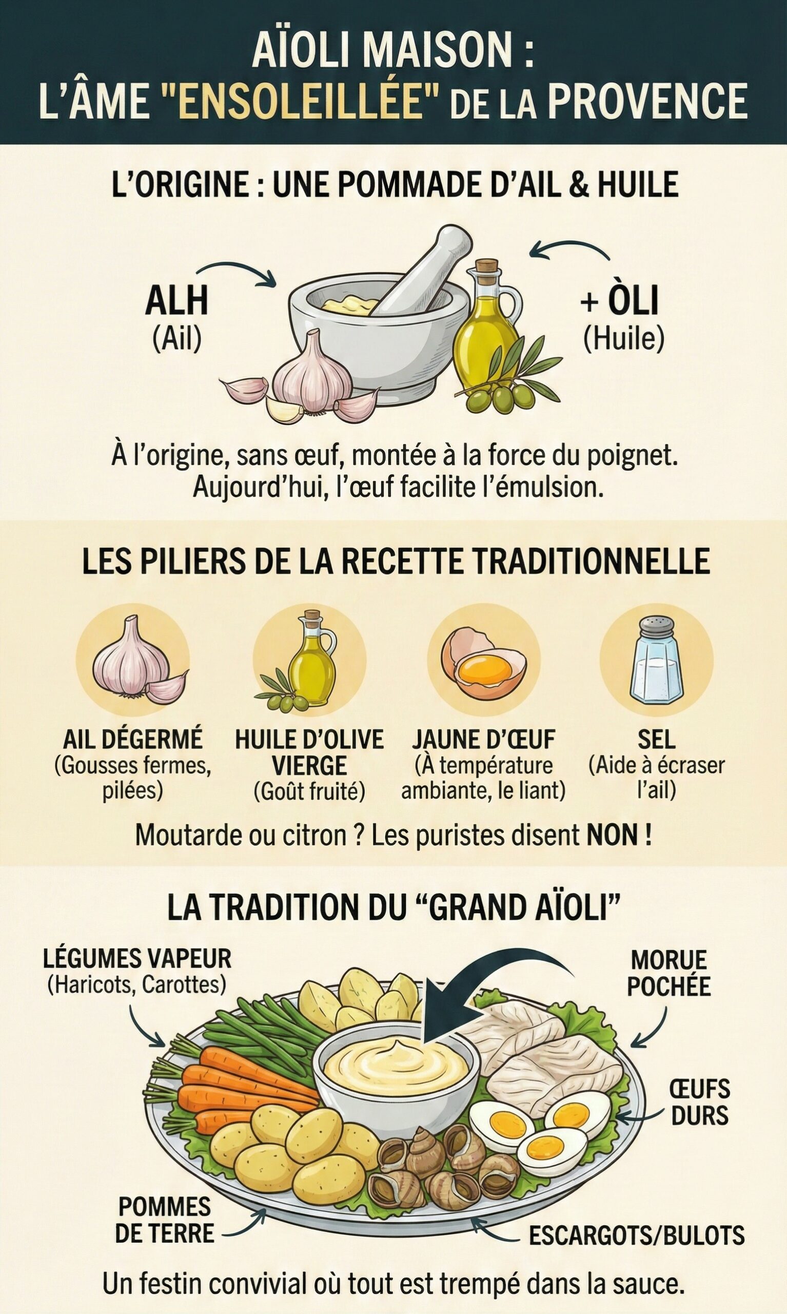 Qu'est-ce que l'aïoli véritable
