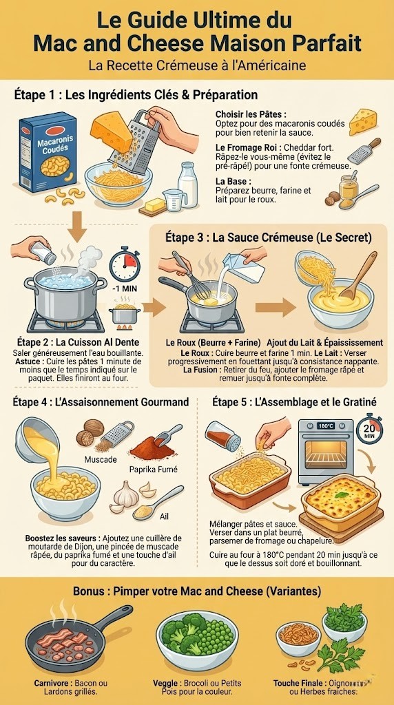 Qu'est-ce que le macaroni au fromage (Mac and Cheese)