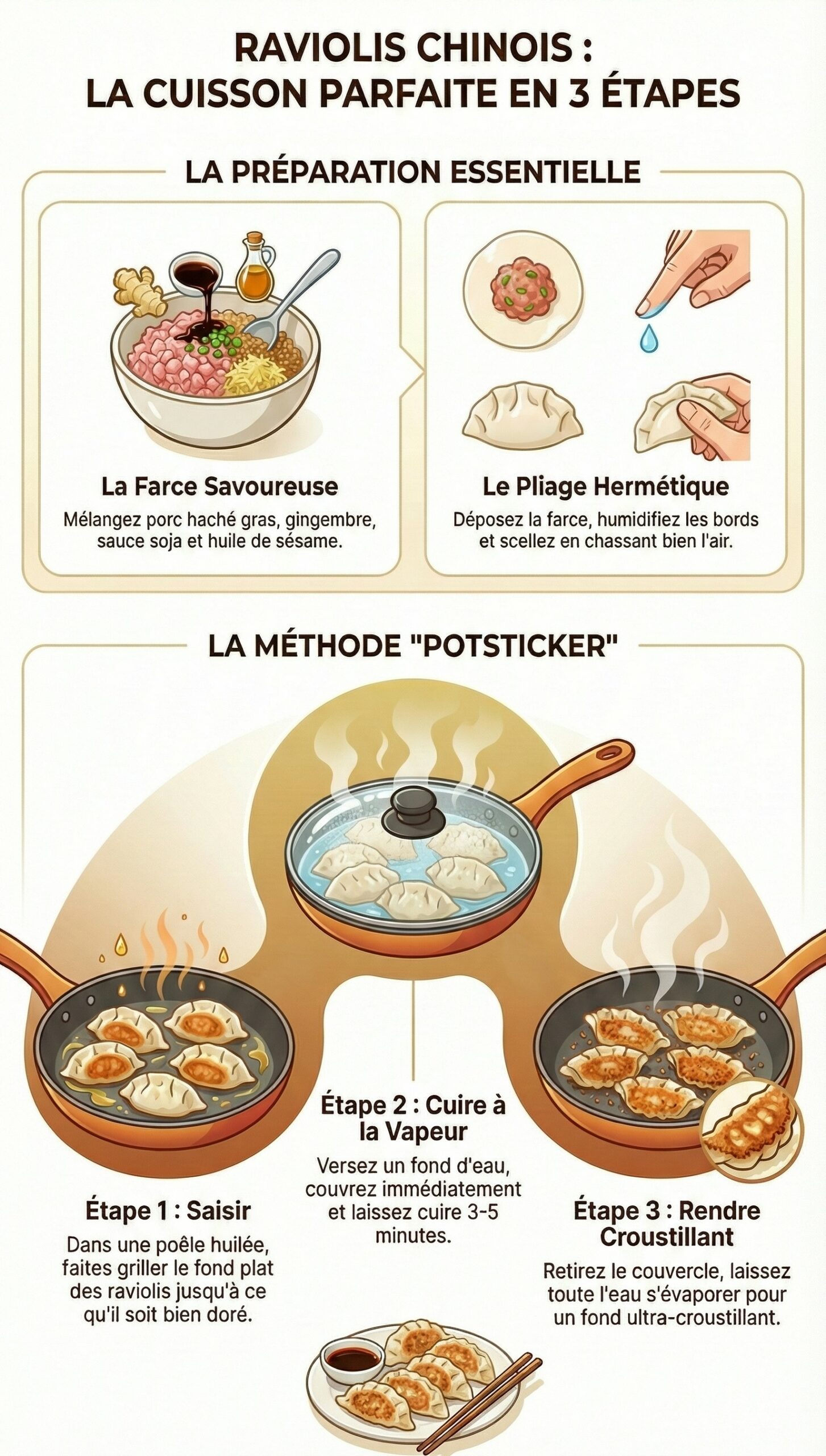Qu'est-ce que les raviolis chinois et pourquoi sont-ils si emblématiques