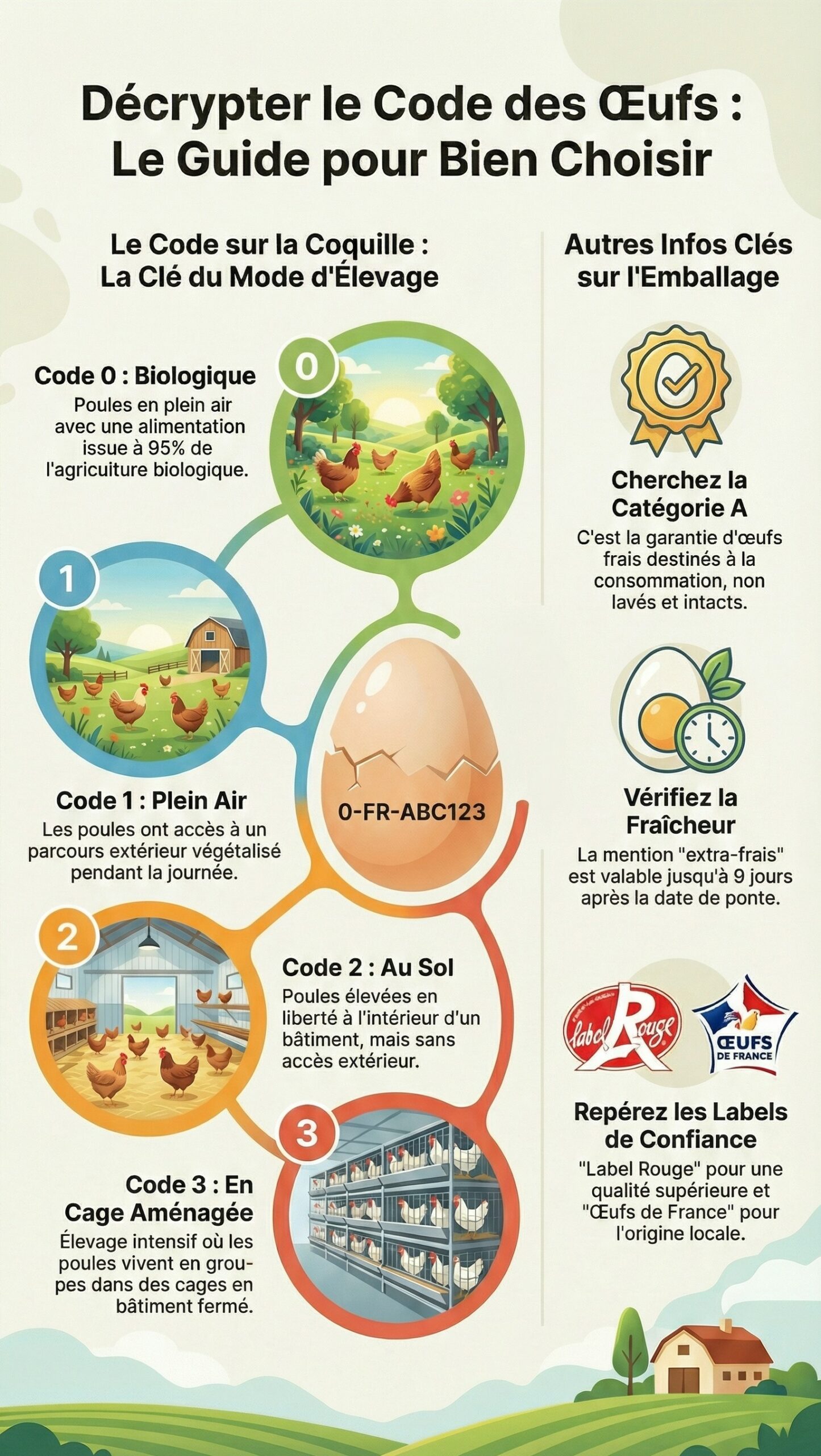 Qu'est-ce que l'étiquetage des œufs et pourquoi est-il important ?