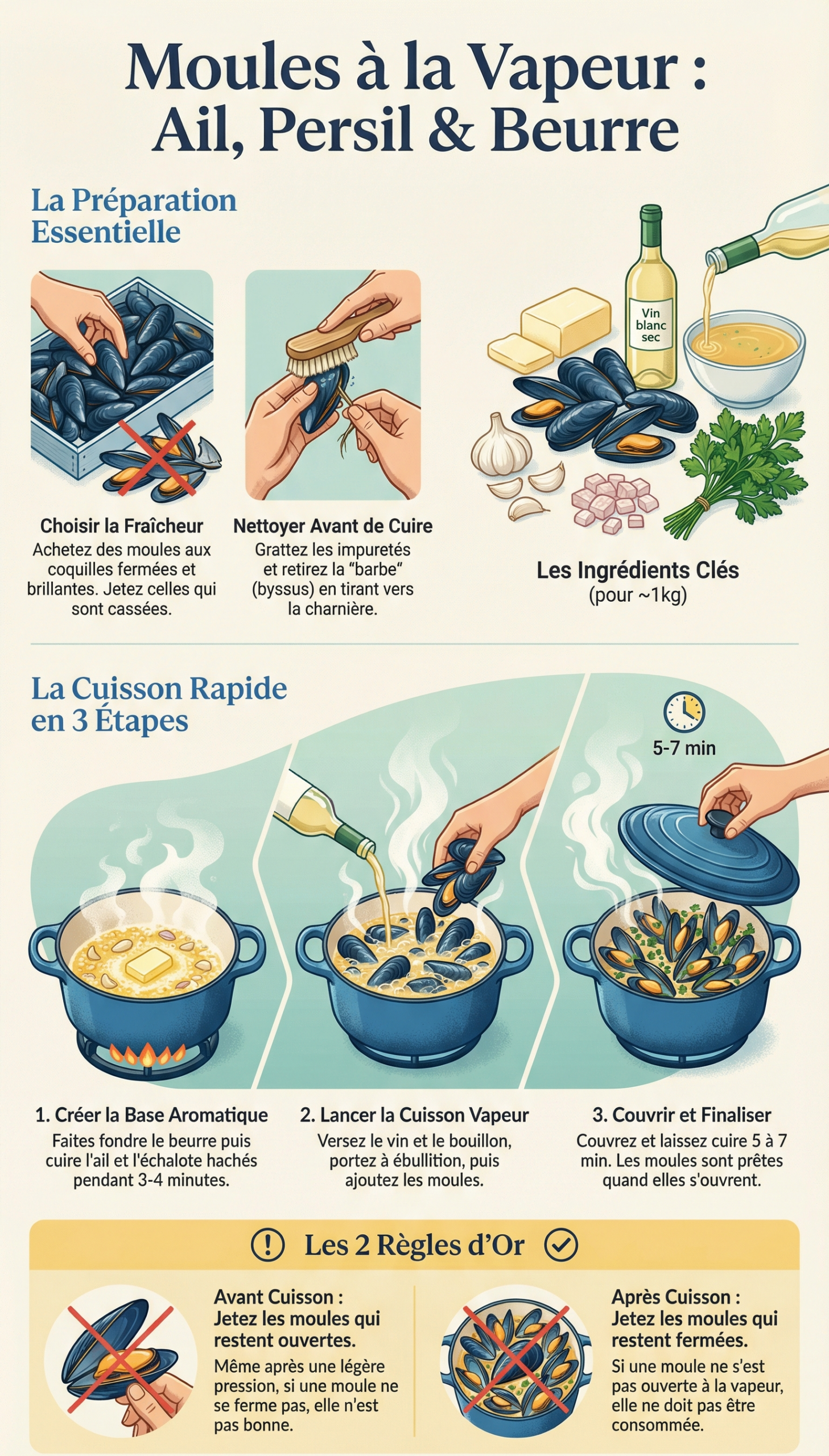 Qu'est-ce qu'une moule et comment bien la choisir