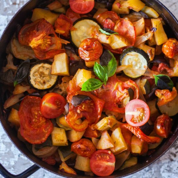 Ratatouille Facile à la Mijoteuse