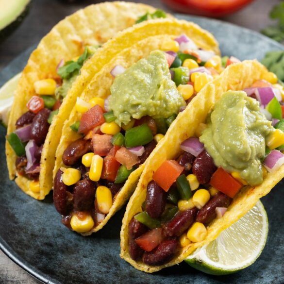 Tacos aux Haricots Noirs