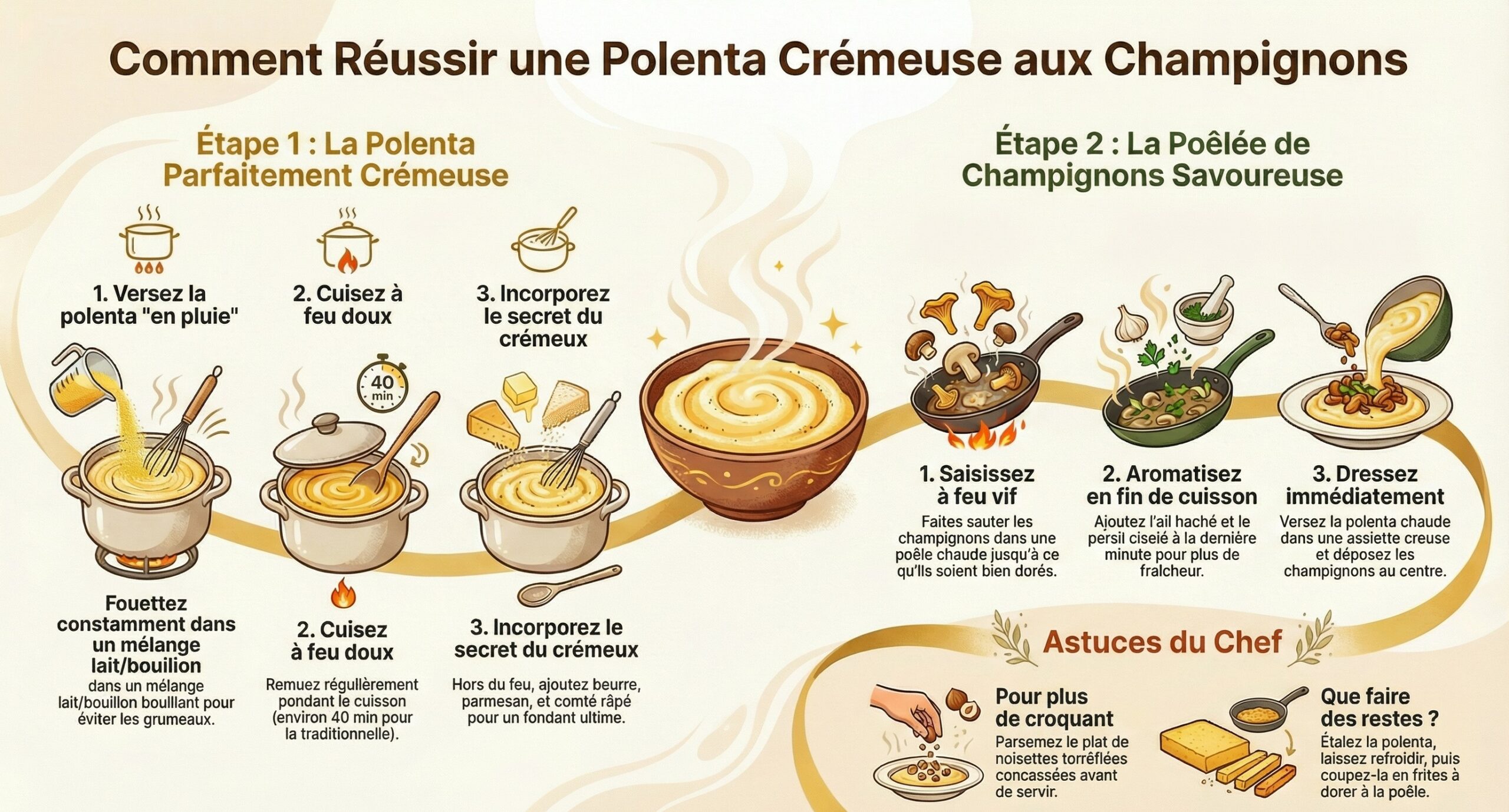 comment réussir une polenta