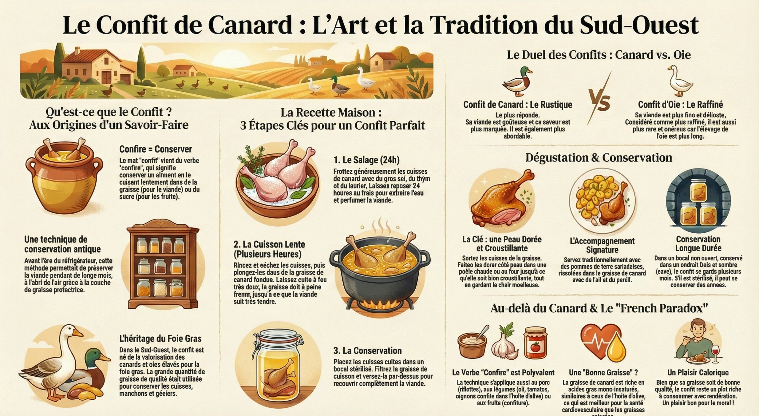 confit de canard tout savoir comment le faire