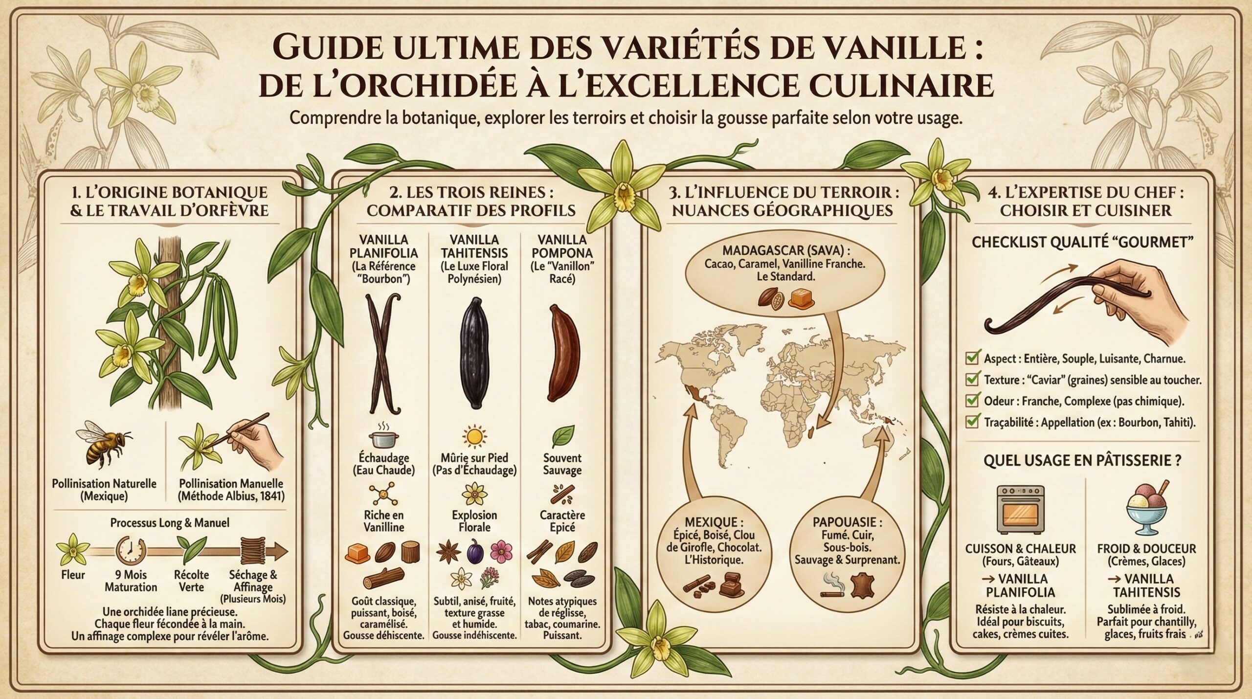 le guide ultime des variétés de vanille