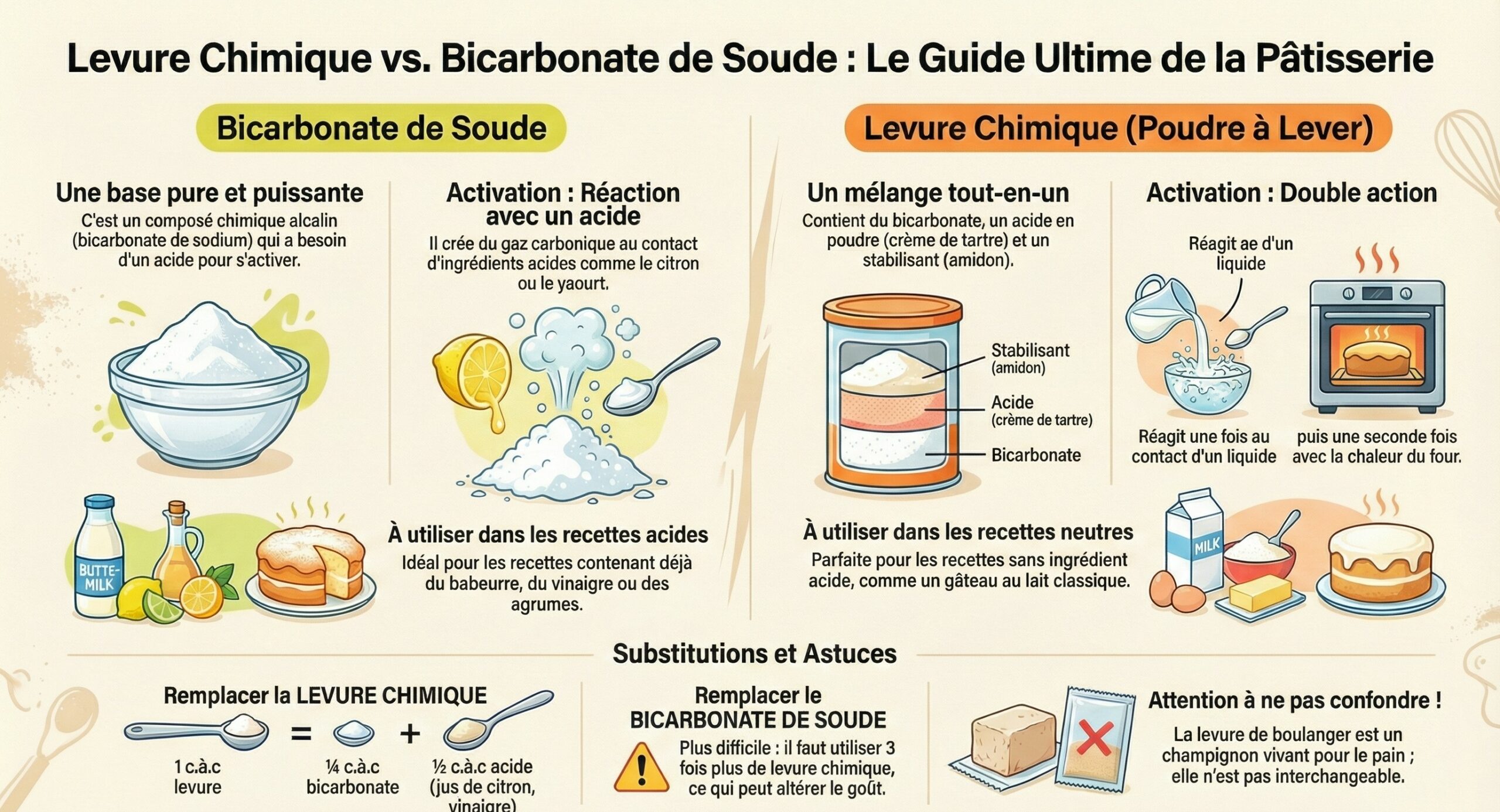 levure ou levure chimique tout comprendre