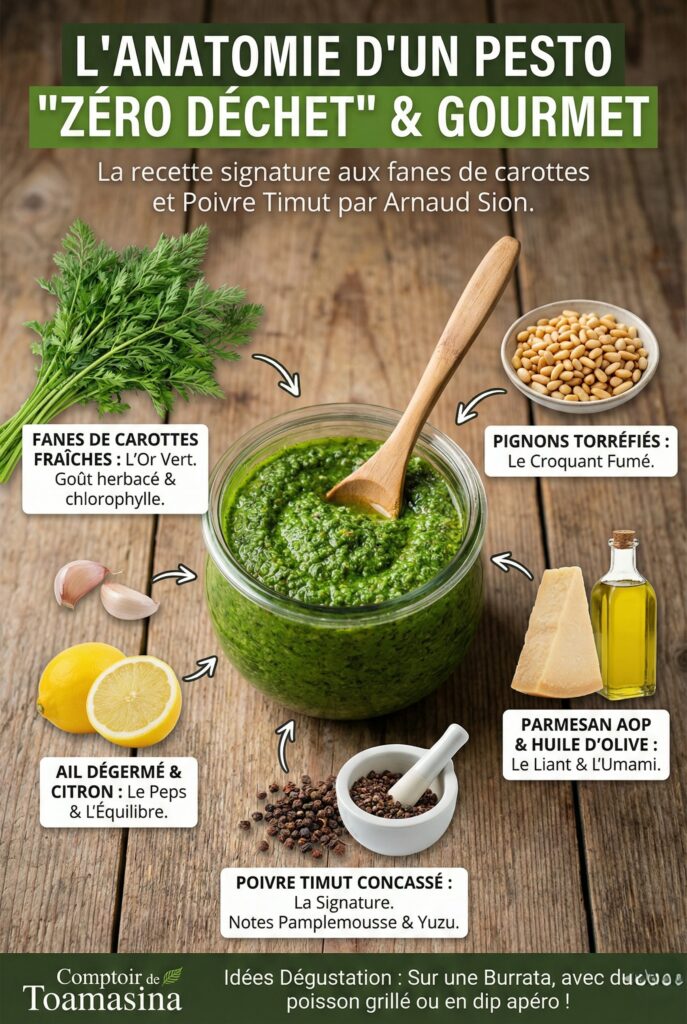 ma recette de pesto zéro déchet
