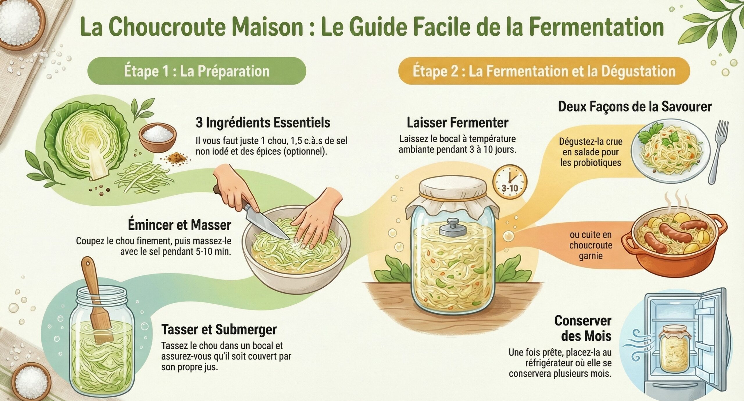 Comment faire la choucroute garnie alsacienne avec votre bocal ?