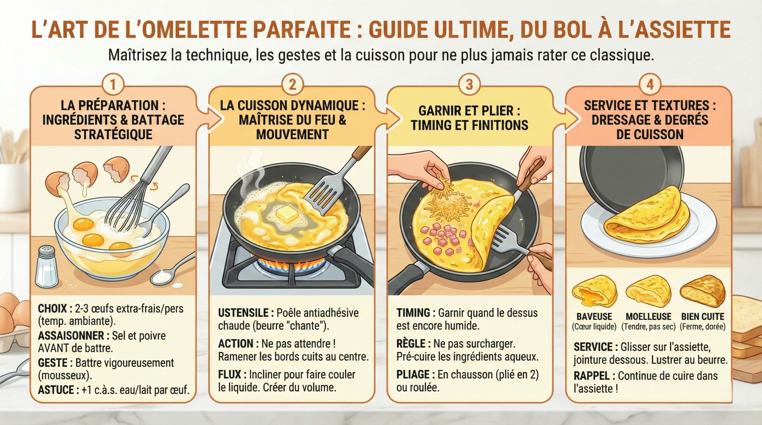 recette parfaite de l'omelette maison