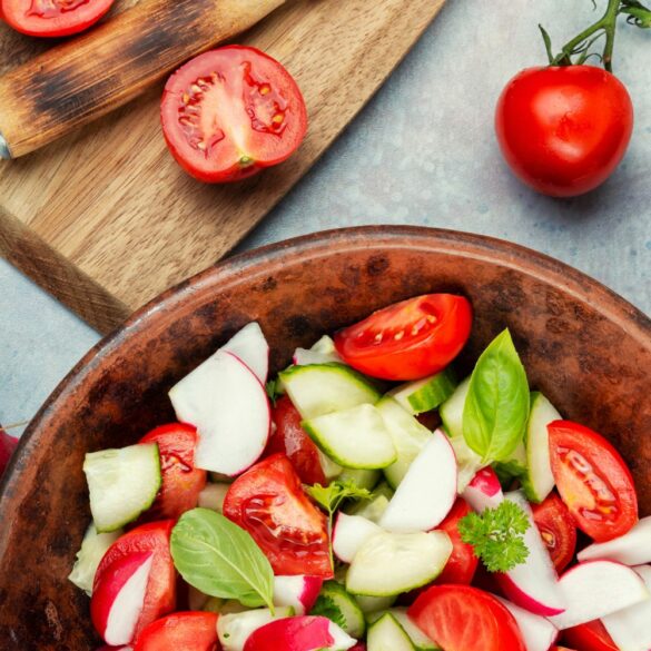 Salade de printemps aux asperges