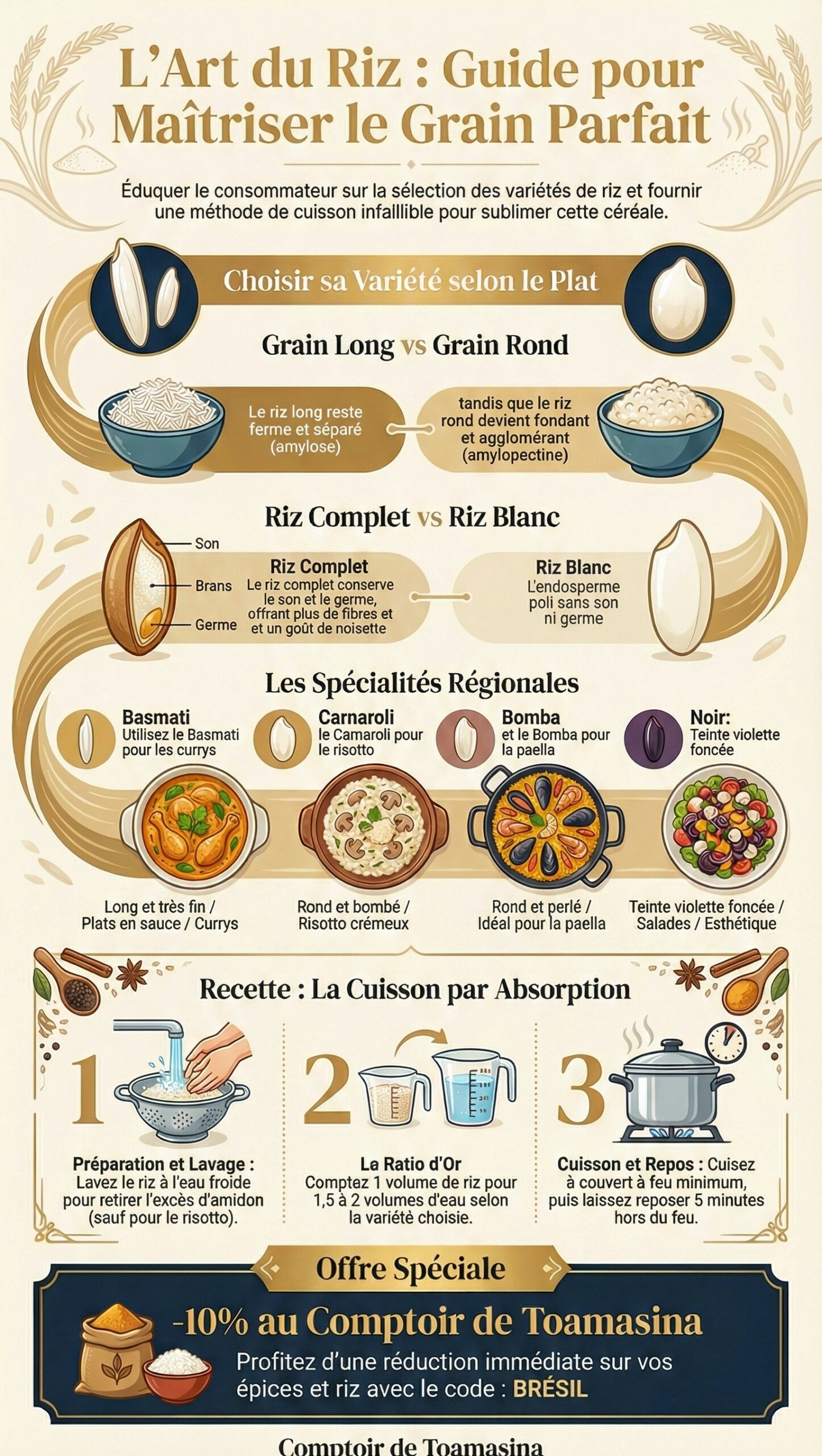 Tout savoir sur le monde du riz