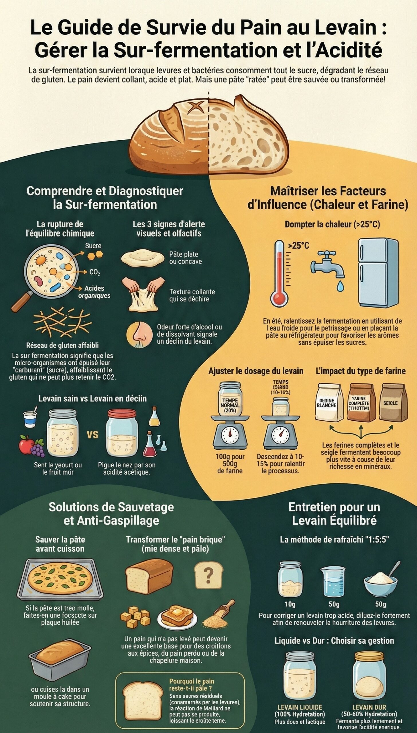 Tout savoir sur le pain au levain