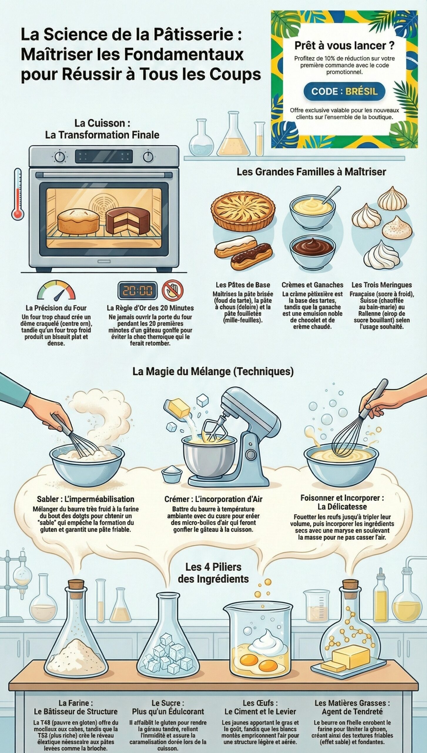 Les Principes de Base Maîtriser la Science de la Pâtisserie et ses Techniques Essentielles 1