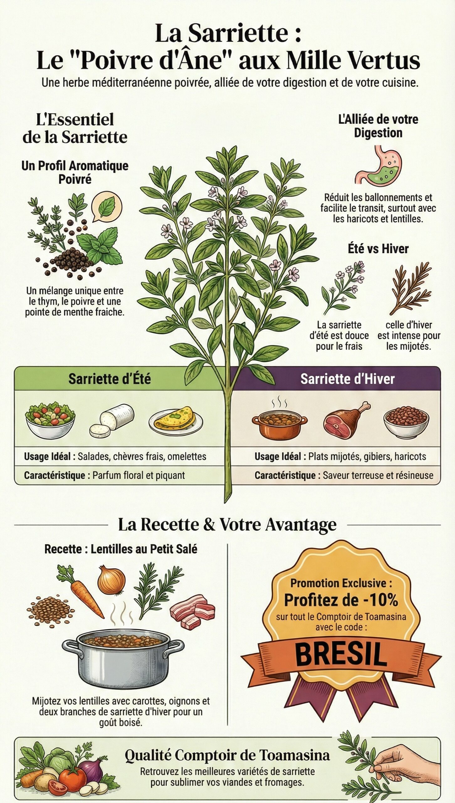 sarriette tout savoir