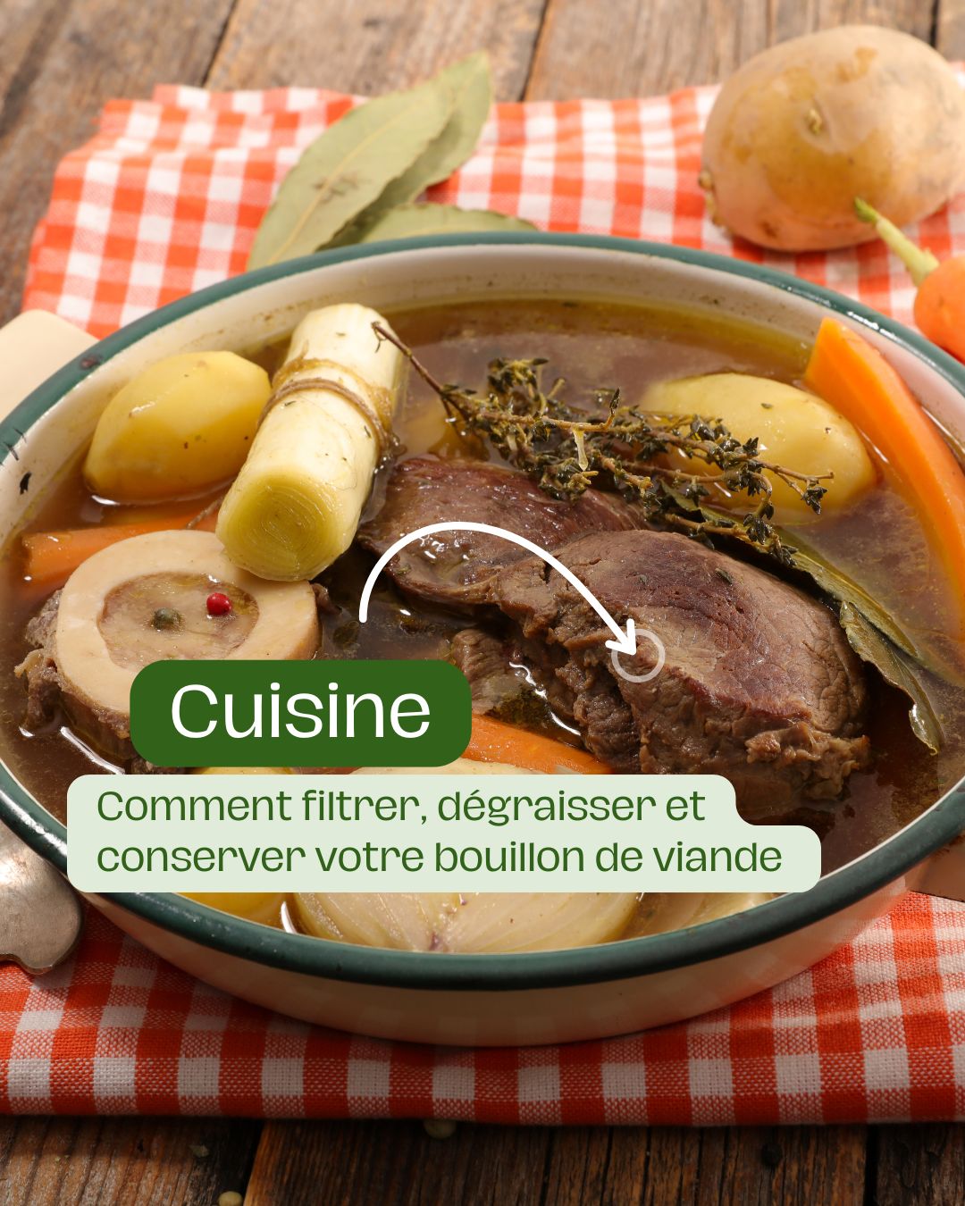 Comment filtrer, dégraisser et conserver votre bouillon de viande