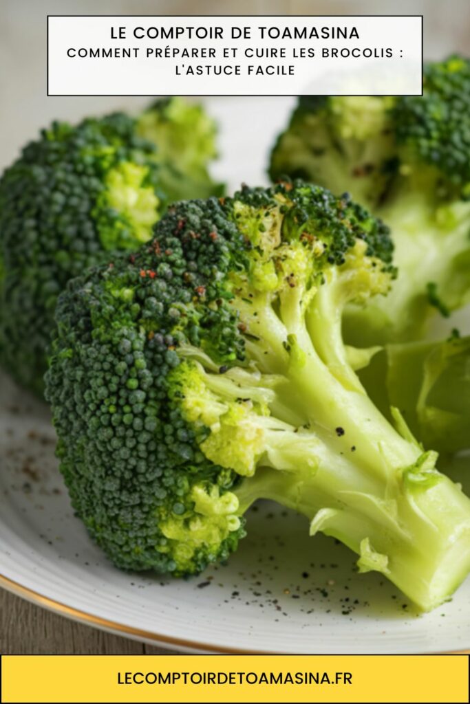 Brocoli cru taillé en fleurettes
