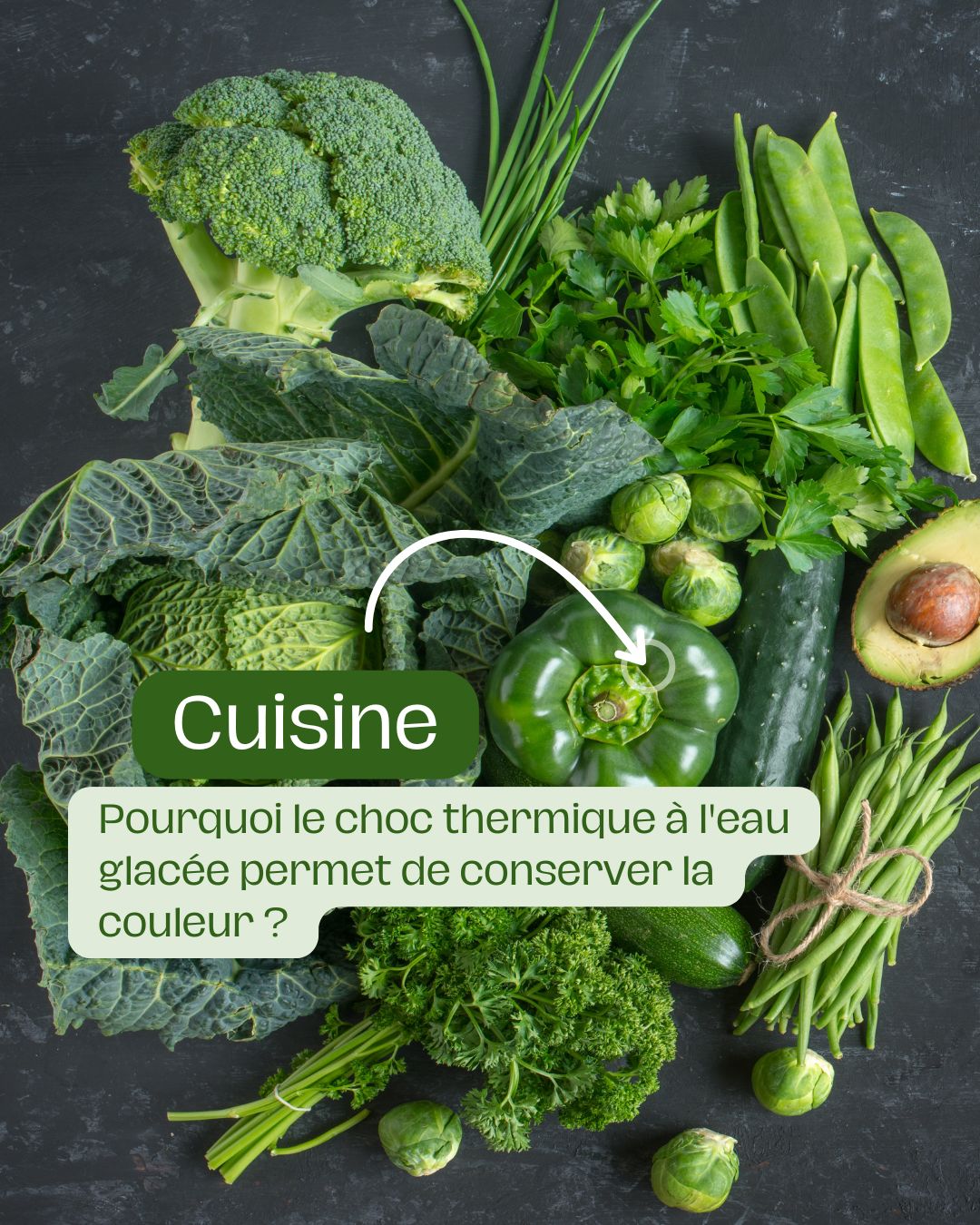 Pourquoi le choc thermique à l'eau glacée permet de conserver la couleur